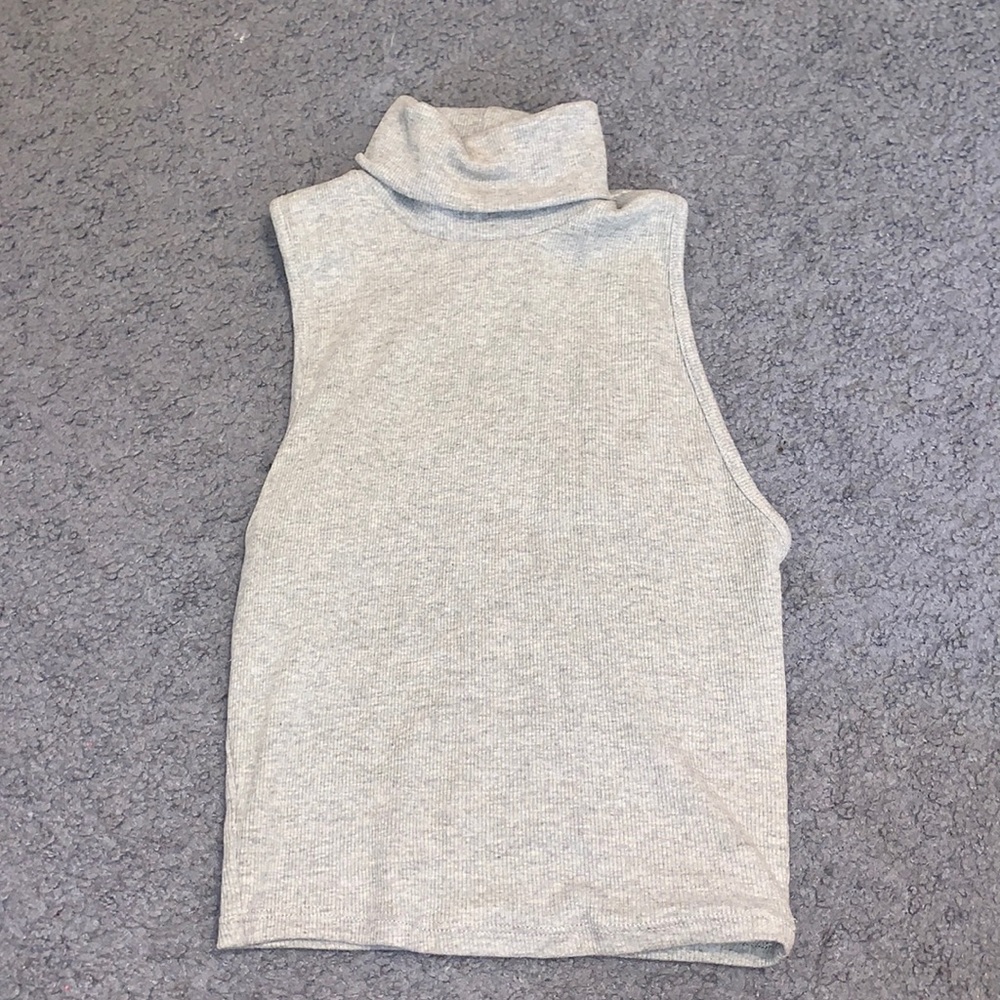 Zara turtle neck tank top